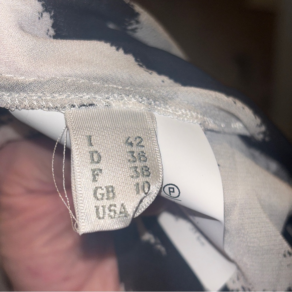 👀‼️Philosophy di Lorenzo Serafini Black and White Zebra Print Dress - Picture 8 of 10